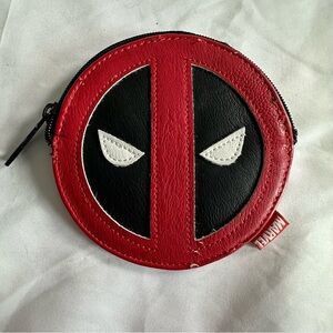 Marvel Deadpool Red and Black Coin Pouch